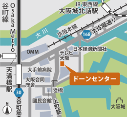 ドーンセンター 地図